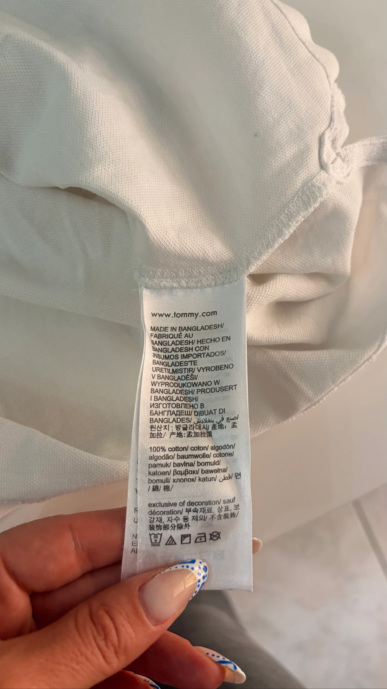 Polo Tommy Hilfiger homem branco tamanho P – Logo bordado – bom estado – photo 6